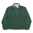 ATHLETIC WORKS Mens Green Pullover Plain Crew Neck Basic Knit L Casual Polyester