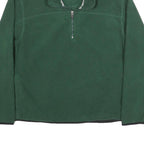 ATHLETIC WORKS Mens Green Pullover Plain Crew Neck Basic Knit L Casual Polyester