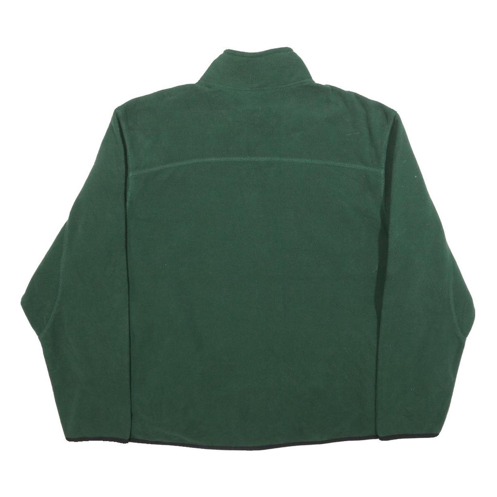 ATHLETIC WORKS Mens Green Pullover Plain Crew Neck Basic Knit L Casual Polyester