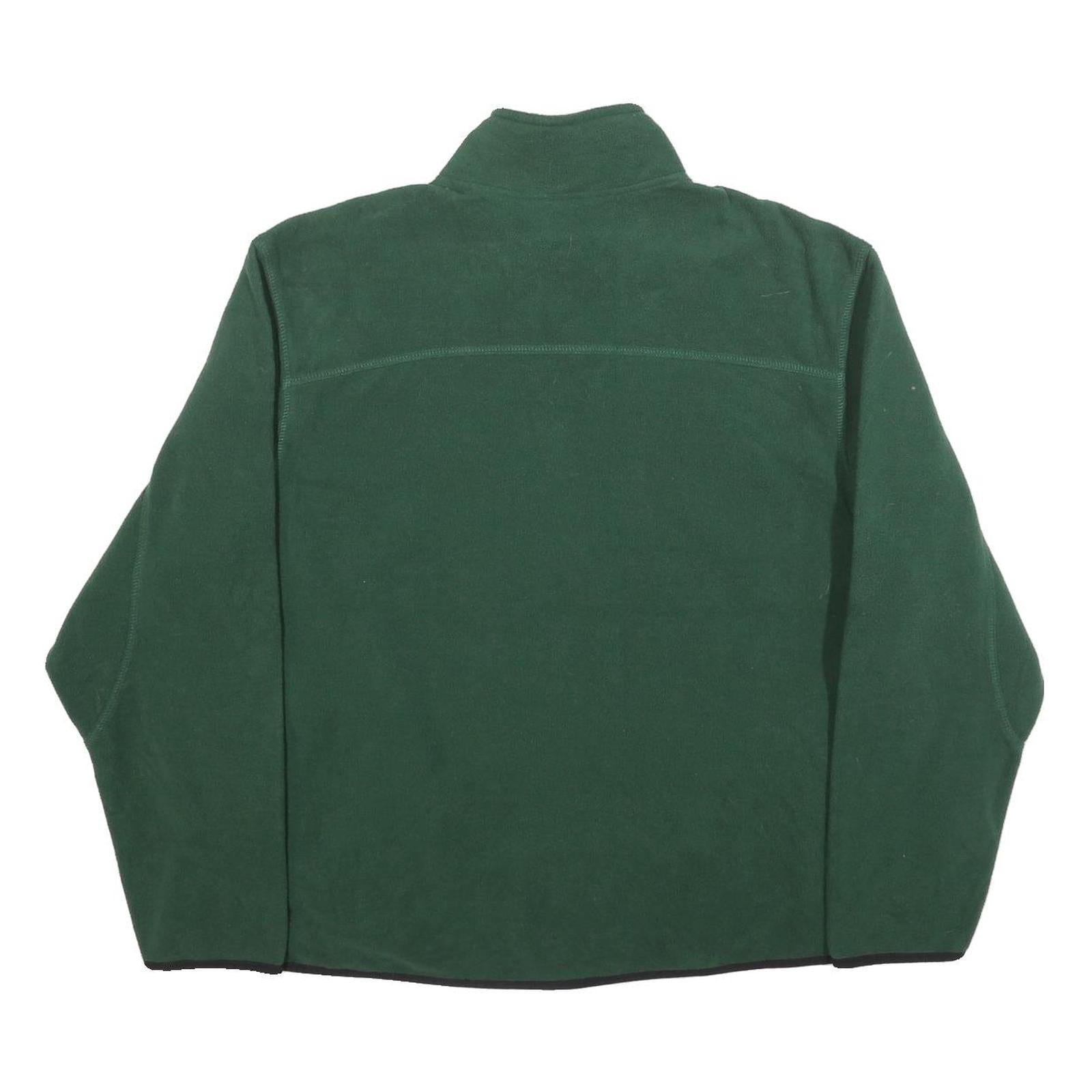 ATHLETIC WORKS Mens Green Pullover Plain Crew Neck Basic Knit L Casual Polyester