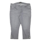 LEE Womens Slim Blue Cotton Blend Denim Jeans W34 L29 Button Detail