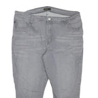 LEE Womens Slim Blue Cotton Blend Denim Jeans W34 L29 Button Detail