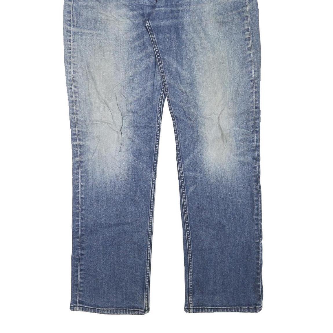 LEVI'S Mens Regular Blue Denim Stone Wash W32 L30 Classic Fit Jeans Zip Closure