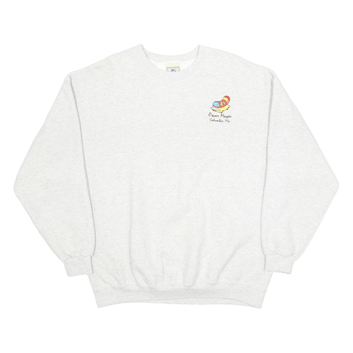 LEE Mens Grey Crew Neck XL Sweatshirt Cotton Blend Pullover Casual