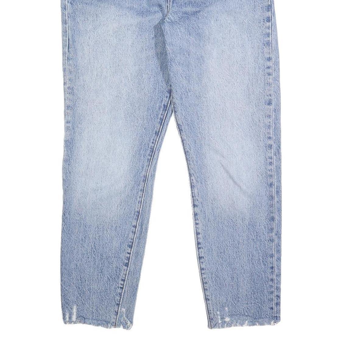 LEVI'S Wedgie Big E Womens Jeans Blue Regular Straight Denim Light W30 L26