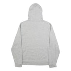 ADIDAS Mens Grey Pullover Hoodie M Cotton Blend Casual Sportswear Sweatshirt