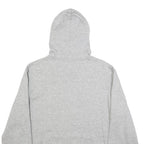ADIDAS Mens Grey Pullover Hoodie M Cotton Blend Casual Sportswear Sweatshirt