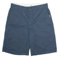 DICKIES Mens Workwear Shorts Blue Relaxed Striped 2XL W40