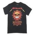 METALLICA Mens Black Graphic T-Shirt S Short Sleeve Crew Neck Band Merchandise