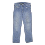 CAT Mens Light Blue Regular Fit Straight Denim Jeans W34 L32 Workwear