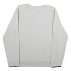 ELLESSE Mens Grey Crew Neck L Cotton Blend Sweatshirt Logo Printed