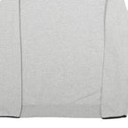 ELLESSE Mens Grey Crew Neck L Cotton Blend Sweatshirt Logo Printed