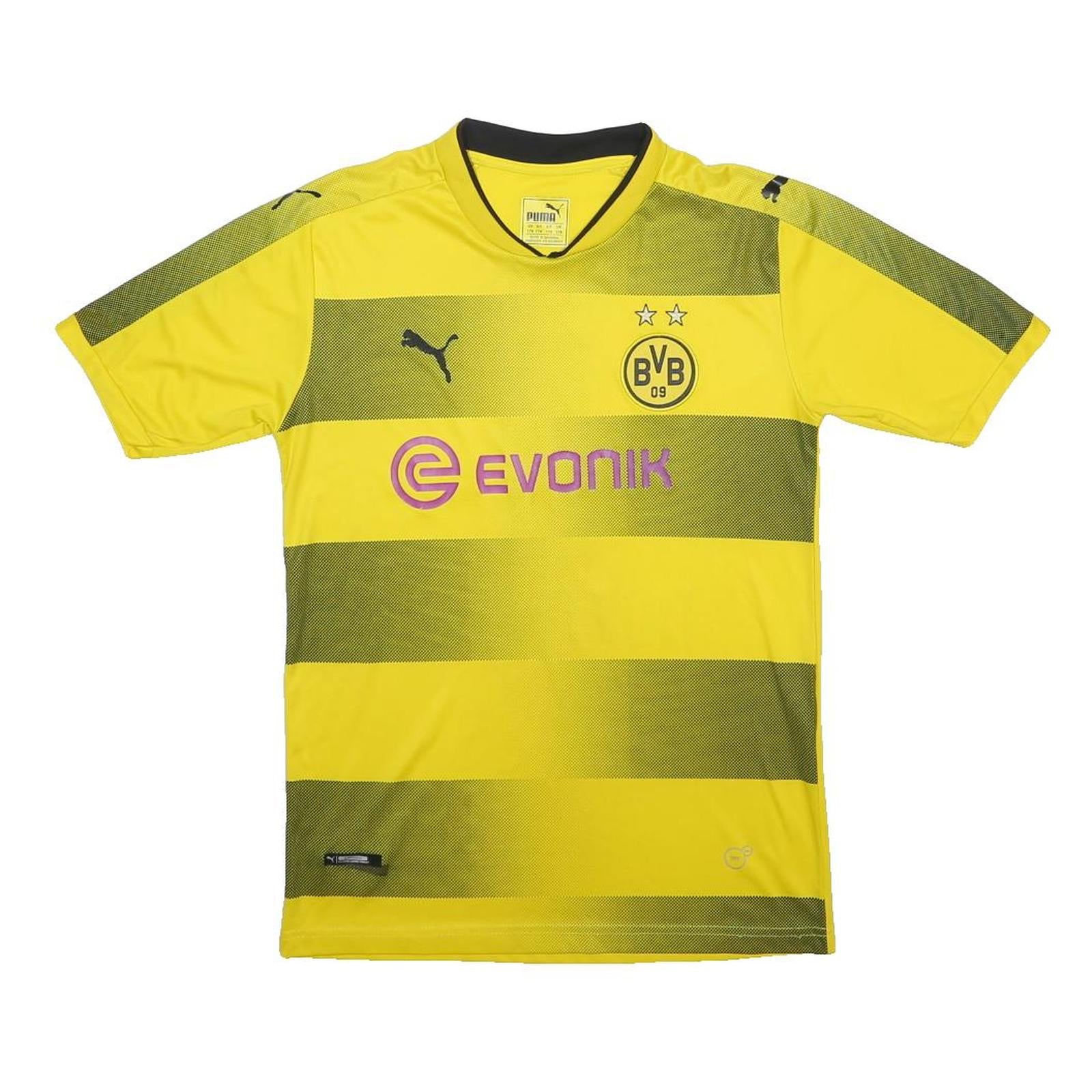 PUMA Boys Yellow & Green Borussia Dortmund Reus Football Shirt L Short Sleeve