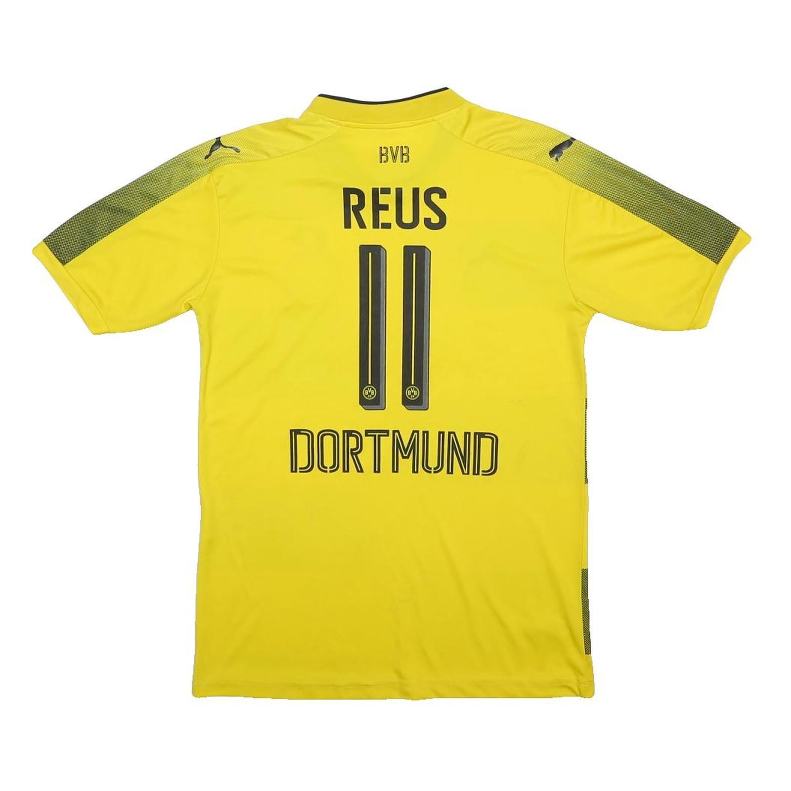 PUMA Boys Yellow & Green Borussia Dortmund Reus Football Shirt L Short Sleeve