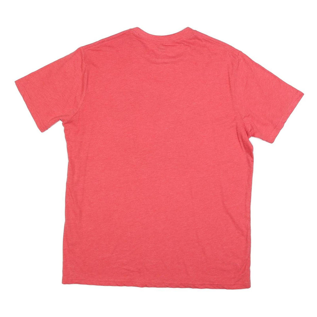 NHL Mens Red Calgary Flames Graphic T-Shirt L Short Sleeve Crew Neck