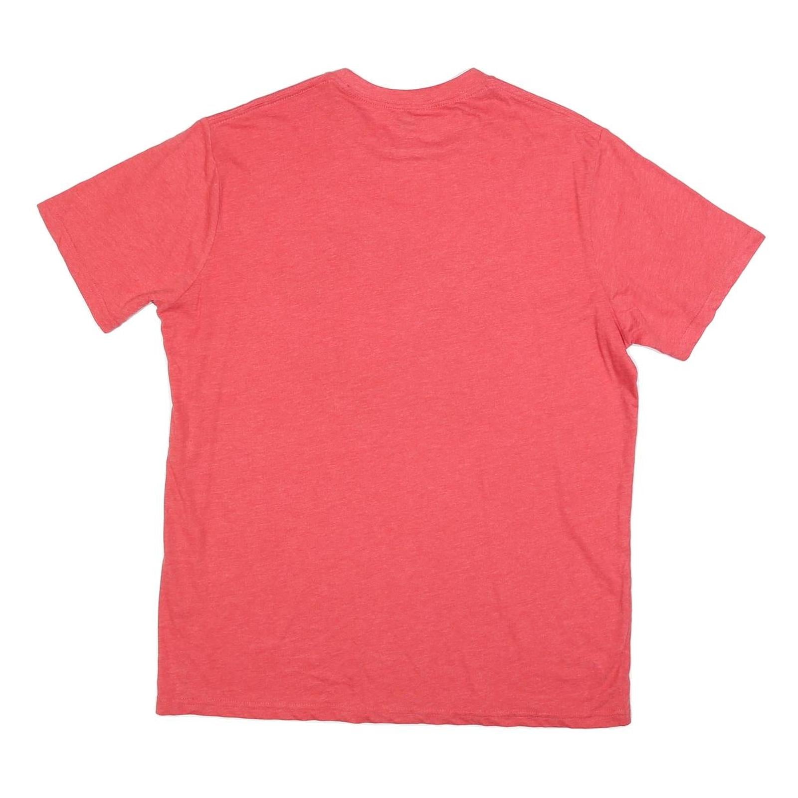 NHL Mens Red Calgary Flames Graphic T-Shirt L Short Sleeve Crew Neck