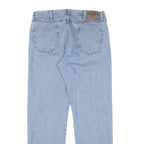 WRANGLER Mens Regular Fit Blue Denim Jeans W36 L32 Classic Zip Closure