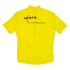 Cycling Mens Jersey Yellow 1/2 Zip L