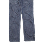 LEVI'S 514 Slim Mens Jeans Blue Slim Straight Denim Medium W33 L32 Zip