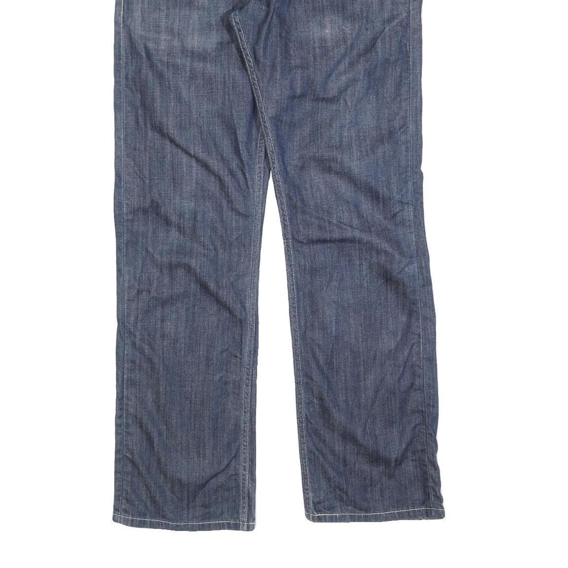 LEVI'S 514 Slim Mens Jeans Blue Slim Straight Denim Medium W33 L32 Zip