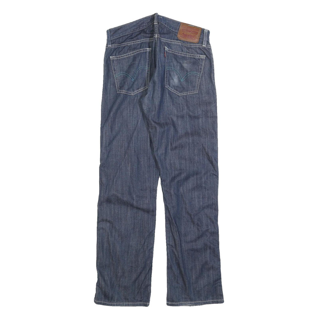LEVI'S 514 Slim Mens Jeans Blue Slim Straight Denim Medium W33 L32 Zip