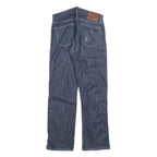 LEVI'S 514 Slim Mens Jeans Blue Slim Straight Denim Medium W33 L32 Zip