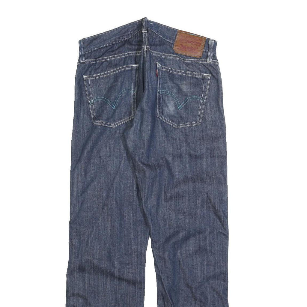LEVI'S 514 Slim Mens Jeans Blue Slim Straight Denim Medium W33 L32 Zip