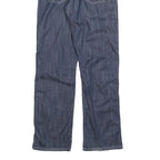 LEVI'S 514 Slim Mens Jeans Blue Slim Straight Denim Medium W33 L32 Zip