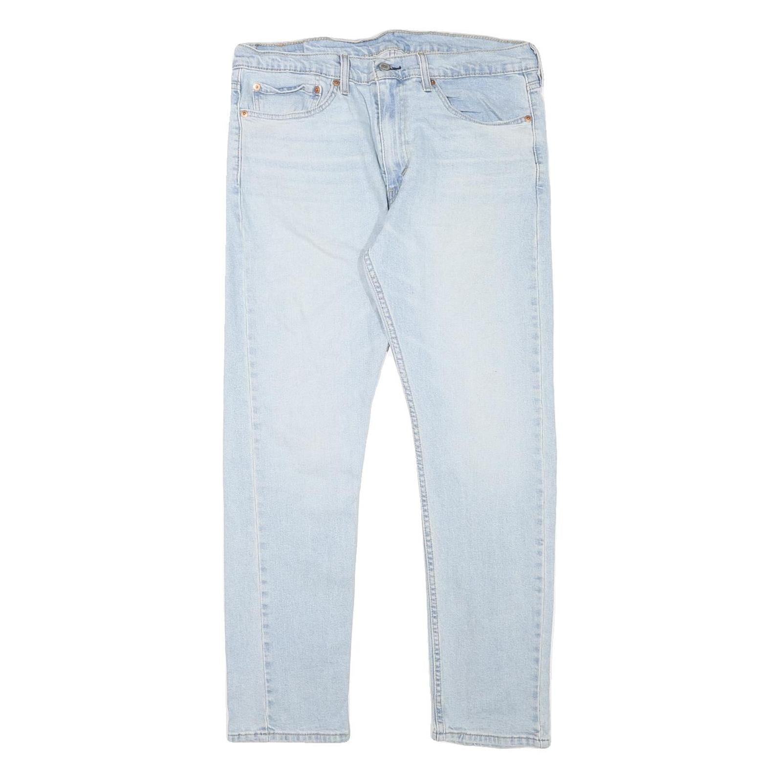 LEVI'S 510 Mens Jeans Blue Slim Skinny Denim Light W33 L28 Zip Cotton Blend