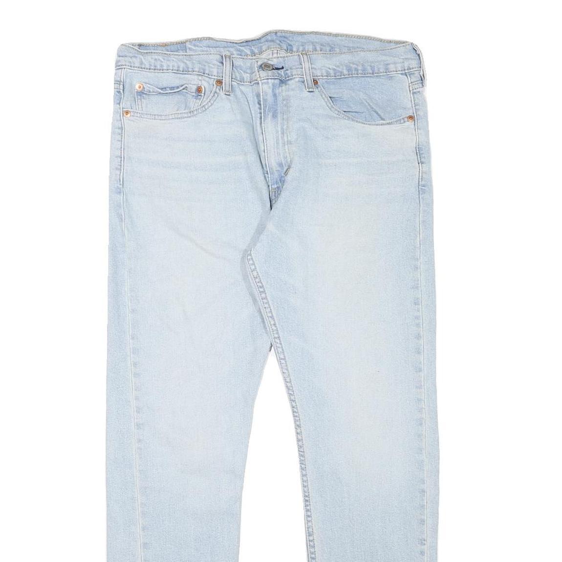 LEVI'S 510 Mens Jeans Blue Slim Skinny Denim Light W33 L28 Zip Cotton Blend