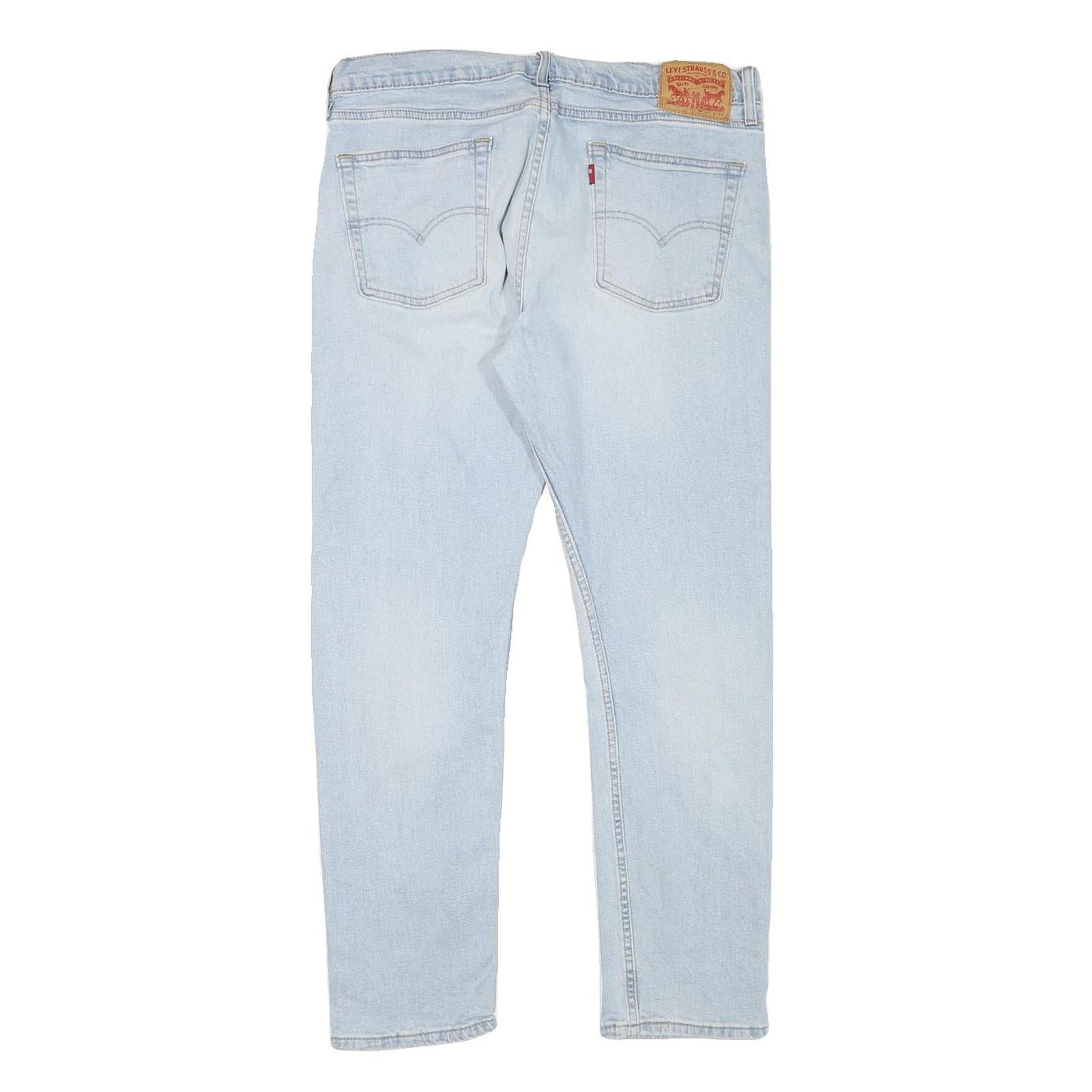 LEVI'S 510 Mens Jeans Blue Slim Skinny Denim Light W33 L28 Zip Cotton Blend