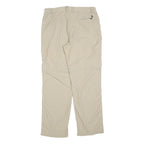 TREVOLUTION Womens Beige Regular Fit Straight Leg Trousers W32 L30 Lightweight