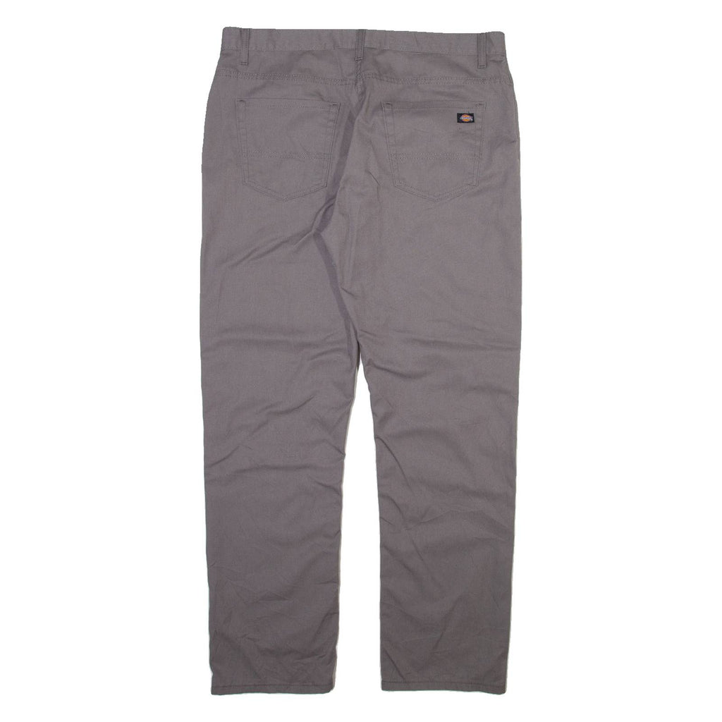 DICKIES Mens Trousers Grey Slim Tapered W38 L32