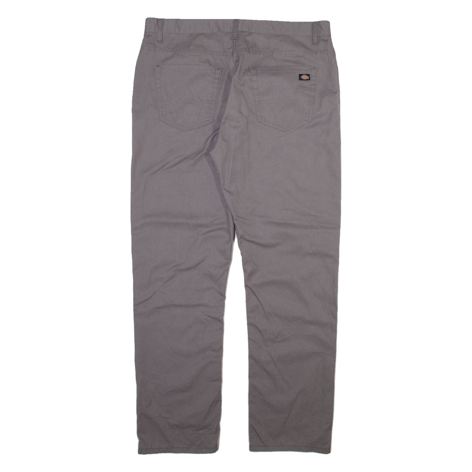 DICKIES Mens Trousers Grey Slim Tapered W38 L32