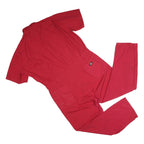 DICKIES Mens Red Short Sleeve Cotton Blend Dungarees XL W44 L30 Classic Workwear