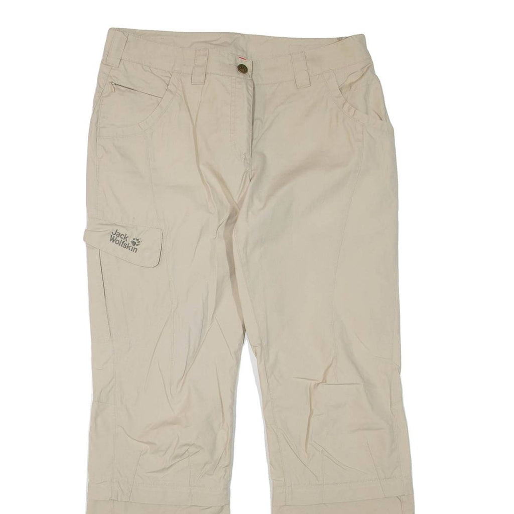 JACK WOLFSKIN Womens Trousers Beige Regular Straight W32 L32