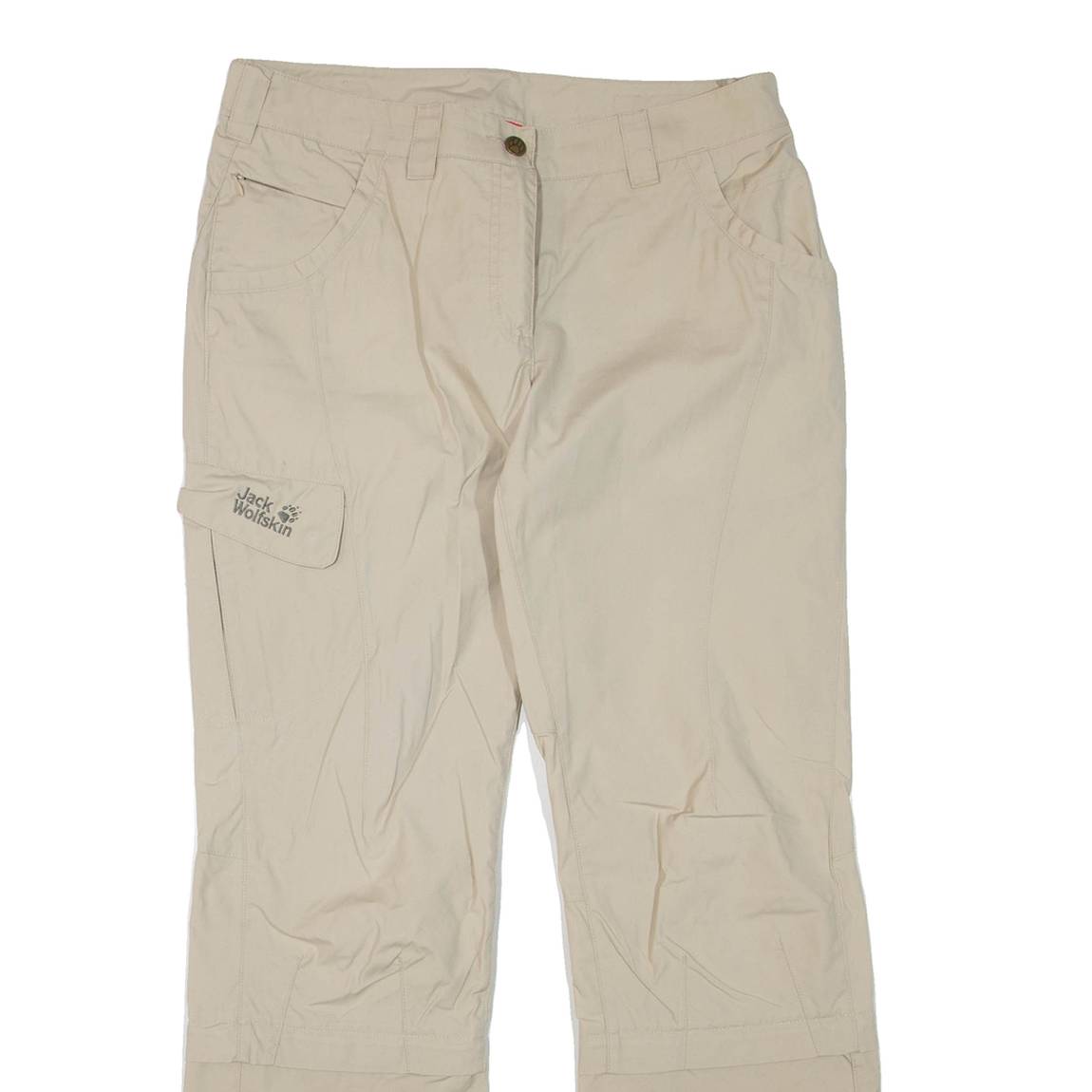 JACK WOLFSKIN Womens Trousers Beige Regular Straight W32 L32