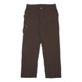 COLUMBIA Womens Nylon Brown Regular Straight Trousers W30 L29 Outdoor Casual Zip