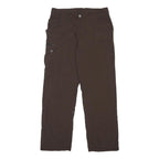 COLUMBIA Womens Nylon Brown Regular Straight Trousers W30 L29 Outdoor Casual Zip