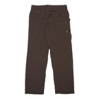 COLUMBIA Womens Nylon Brown Regular Straight Trousers W30 L29 Outdoor Casual Zip