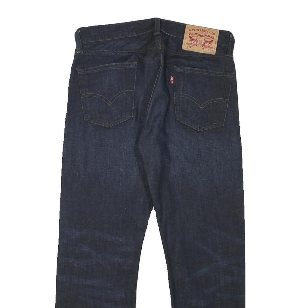 LEVI'S Mens Jeans Blue Regular Straight Denim Dark W29 L25 Classic Fit Zip