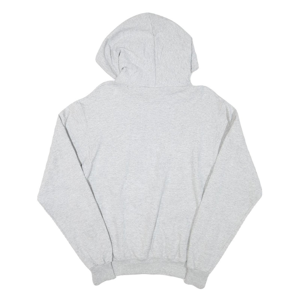 CHAMPION Mens Grey Bob's Country Corner Pullover Hoodie S Cotton Blend Logo