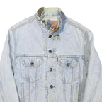LEVI'S Mens Blue Denim Button Jacket S Cotton Blend Vintage Casual