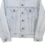 LEVI'S Mens Blue Denim Button Jacket S Cotton Blend Vintage Casual