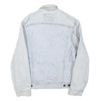 LEVI'S Mens Blue Denim Button Jacket S Cotton Blend Vintage Casual