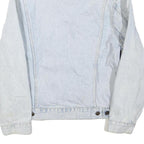 LEVI'S Mens Blue Denim Button Jacket S Cotton Blend Vintage Casual