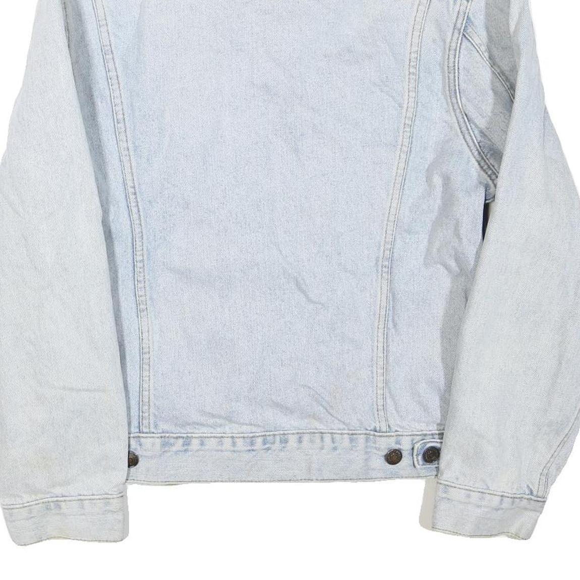 LEVI'S Mens Blue Denim Button Jacket S Cotton Blend Vintage Casual