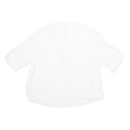 Sheer Womens Blouse White XL