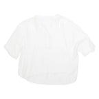 Sheer Womens Blouse White XL