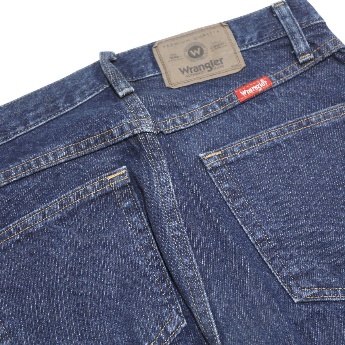 WRANGLER Mens Jeans Blue Regular Straight Denim Medium W29 L32 Classic Cotton